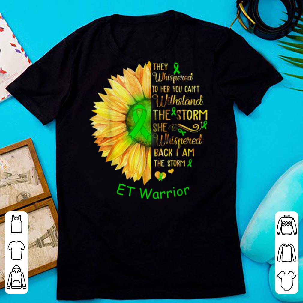 Pretty I Am The Storm ET Warrior Cancer Awareness shirt