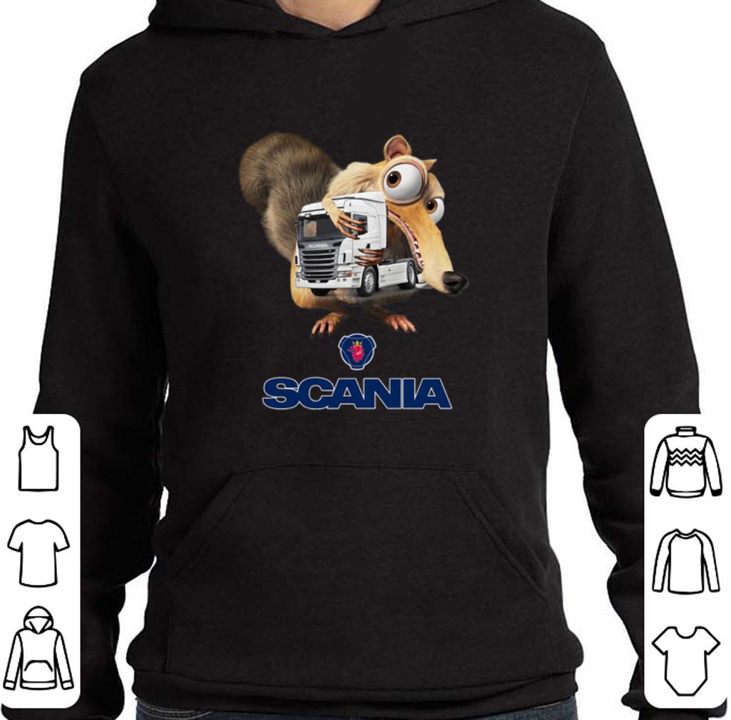 Pretty Ice Age Scrat hug truck Scania AB shirt 5 Pretty Ice Age Scrat hug truck Scania AB shirt