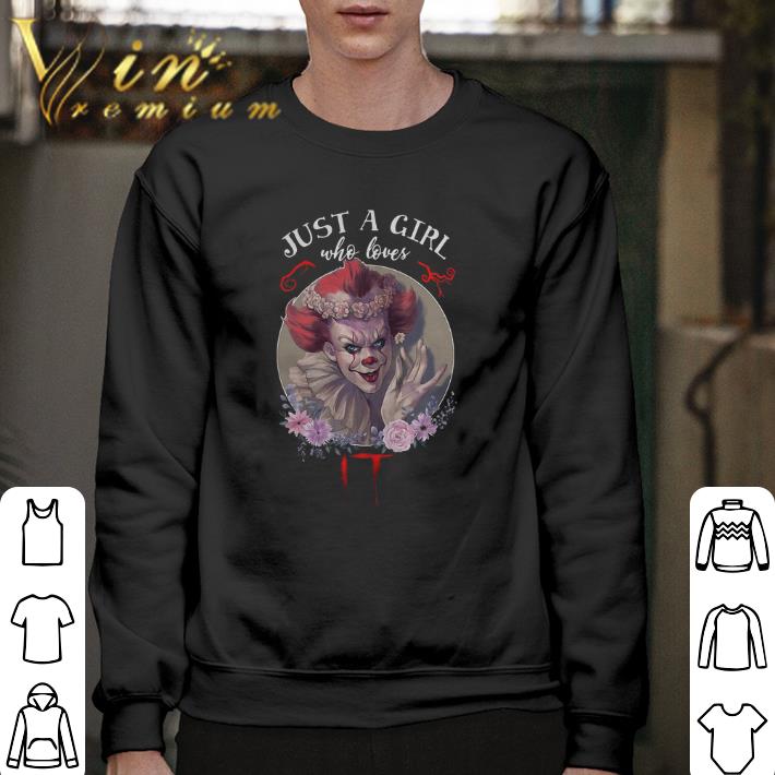 Pretty Pennywise Just a girl who love IT floral shirt