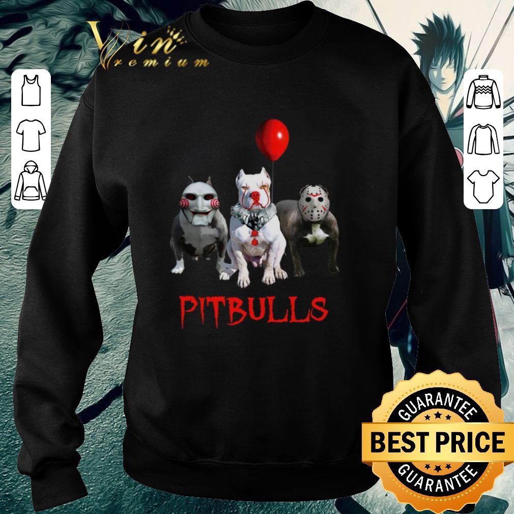 Pretty Pitbulls Jigsaw Pennywise Jason Voorhees shirt