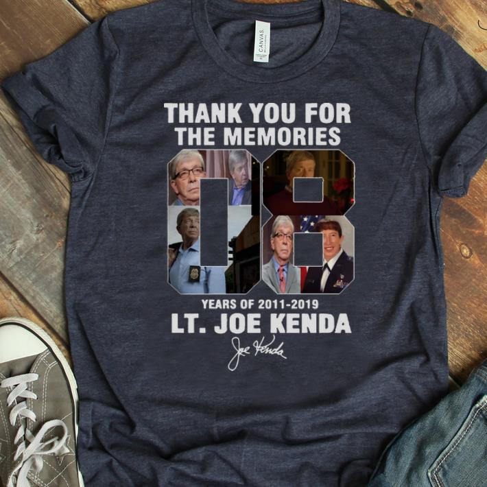 Top 08 Years Homicide Hunter Lt. Joe Kenda 2011-2019 Signature shirt