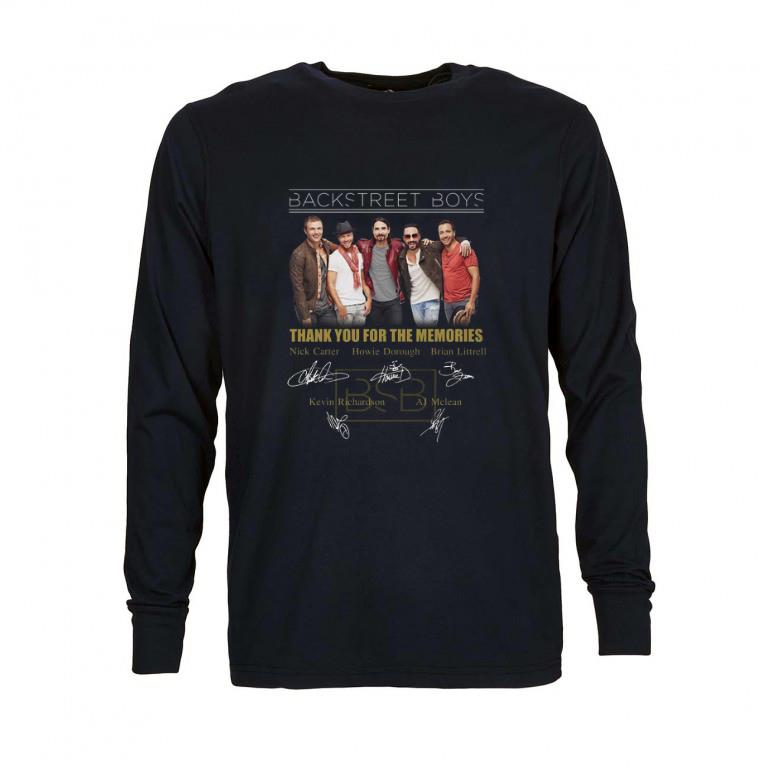 Top Backstreet Boys thank you for the memories signatures shirt 5 Top Backstreet Boys thank you for the memories signatures shirt