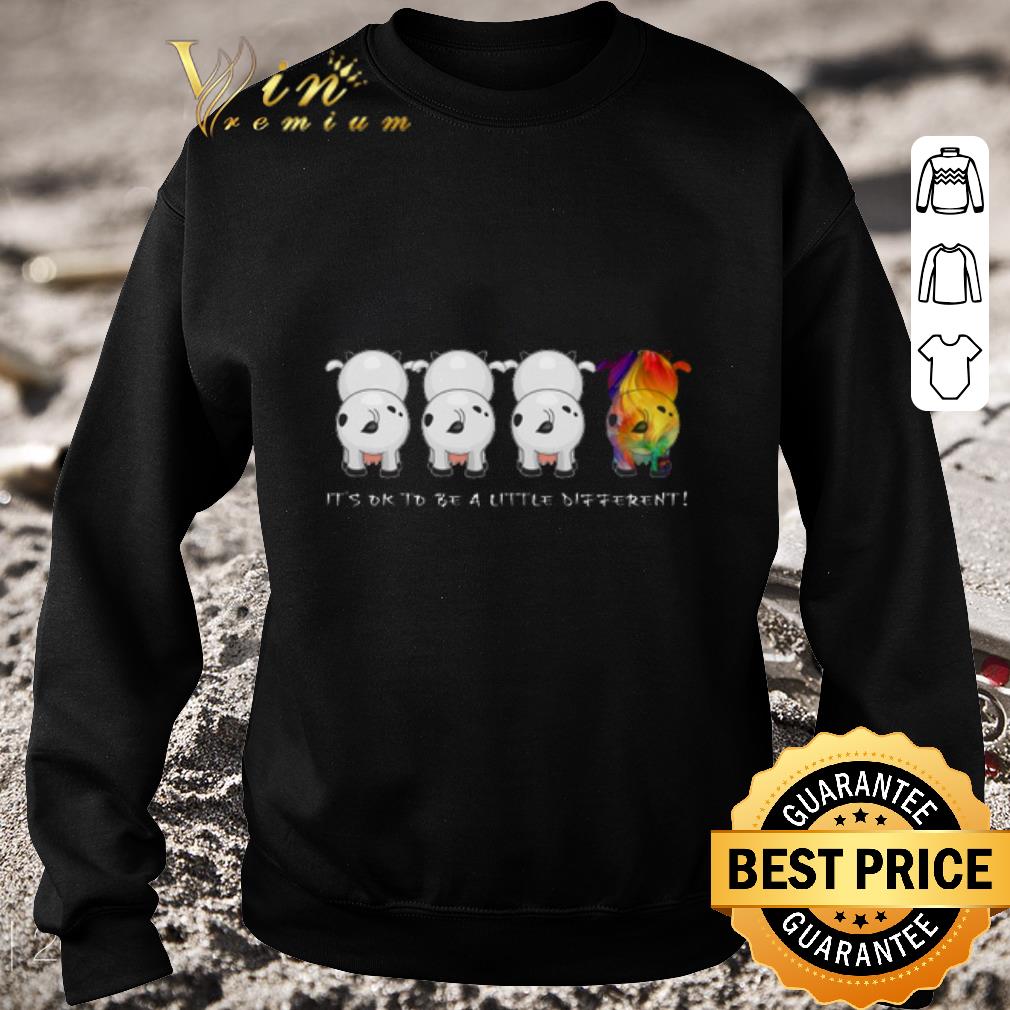 Top Cows It's ok to be a little different Heifer Autism Awareness shirt