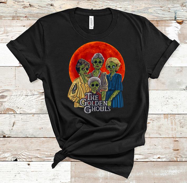Top Halloween The Golden Ghouls Blood Moon shirt