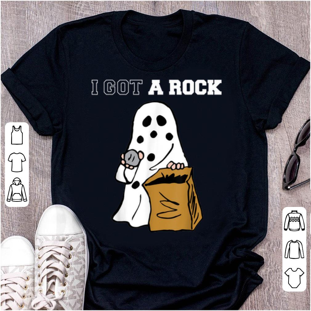 Top I Got A Rock Charlie Brown's Ghost Halloween shirt