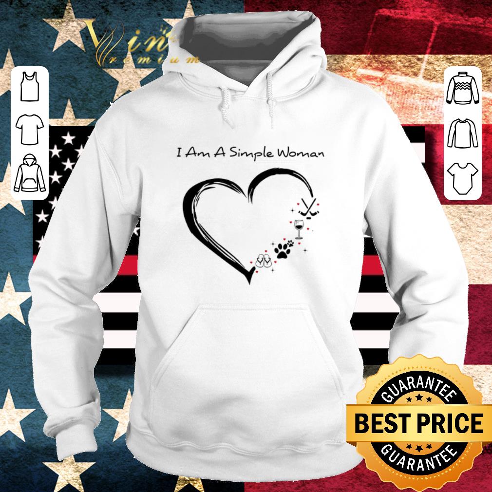 Top I am a simple woman i love flip flop paw dog wine glass hockey shirt 5 Top I am a simple woman i love flip flop paw dog wine glass hockey shirt