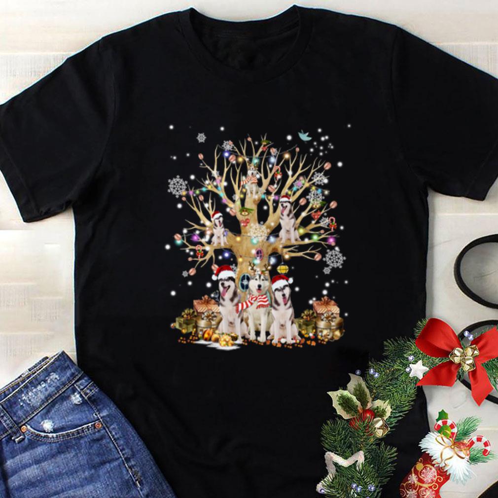 Awesome Alaskan Klee Kai Christmas Tree Dog Lover shirt