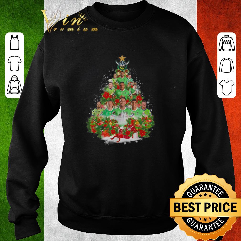 Awesome Canberra Raiders players Christmas trees shirt