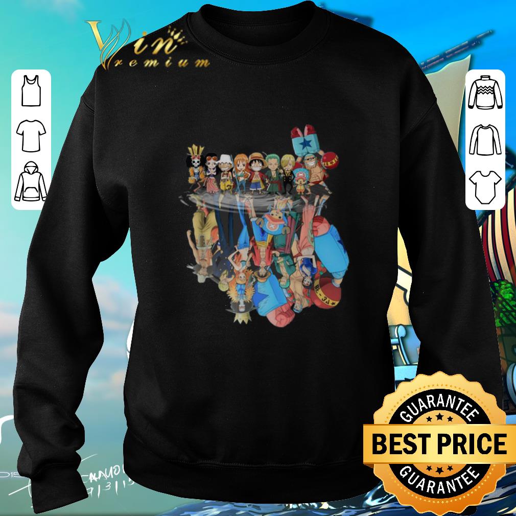 Awesome Chibi characters One Piece reflection water mirror shirt 5 Awesome Chibi characters One Piece reflection water mirror shirt