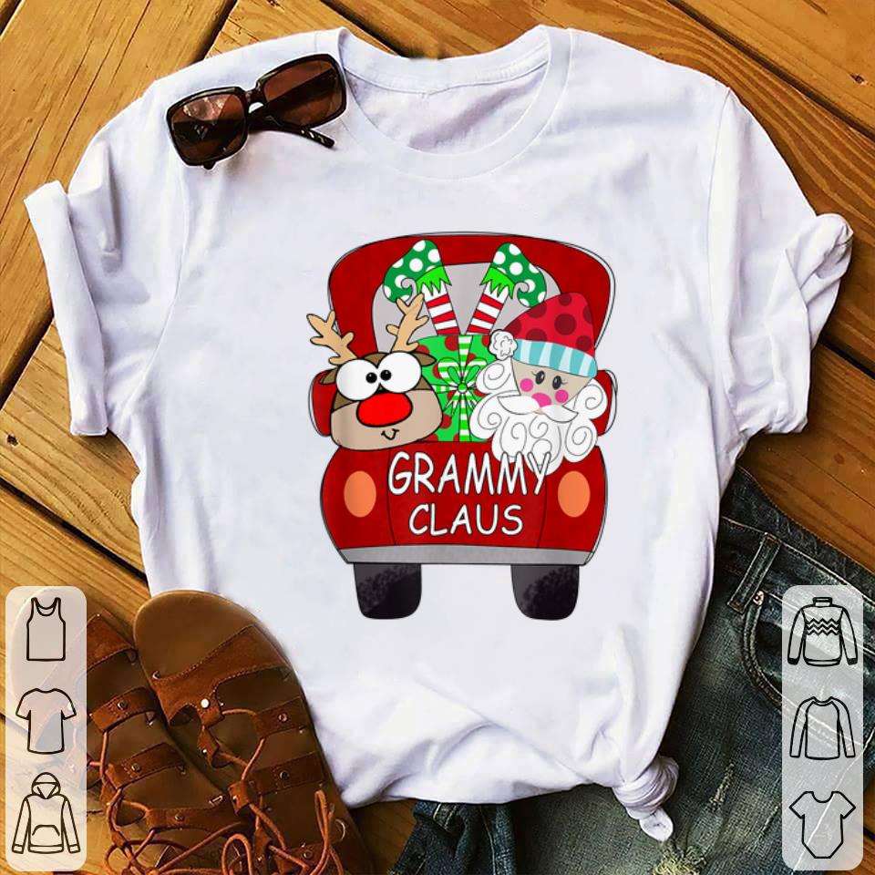 Awesome Christmas Grammy Claus Santa Car shirt