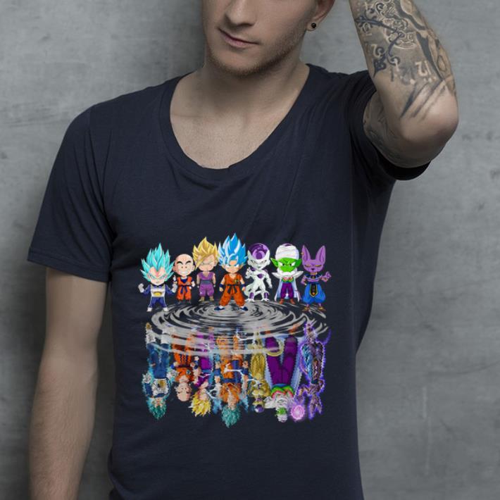 Awesome Dragon Ball Z Water Reflection Mirror shirt