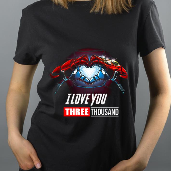 Awesome I Love You Three Thousand Iron Man Tony Stark shirt