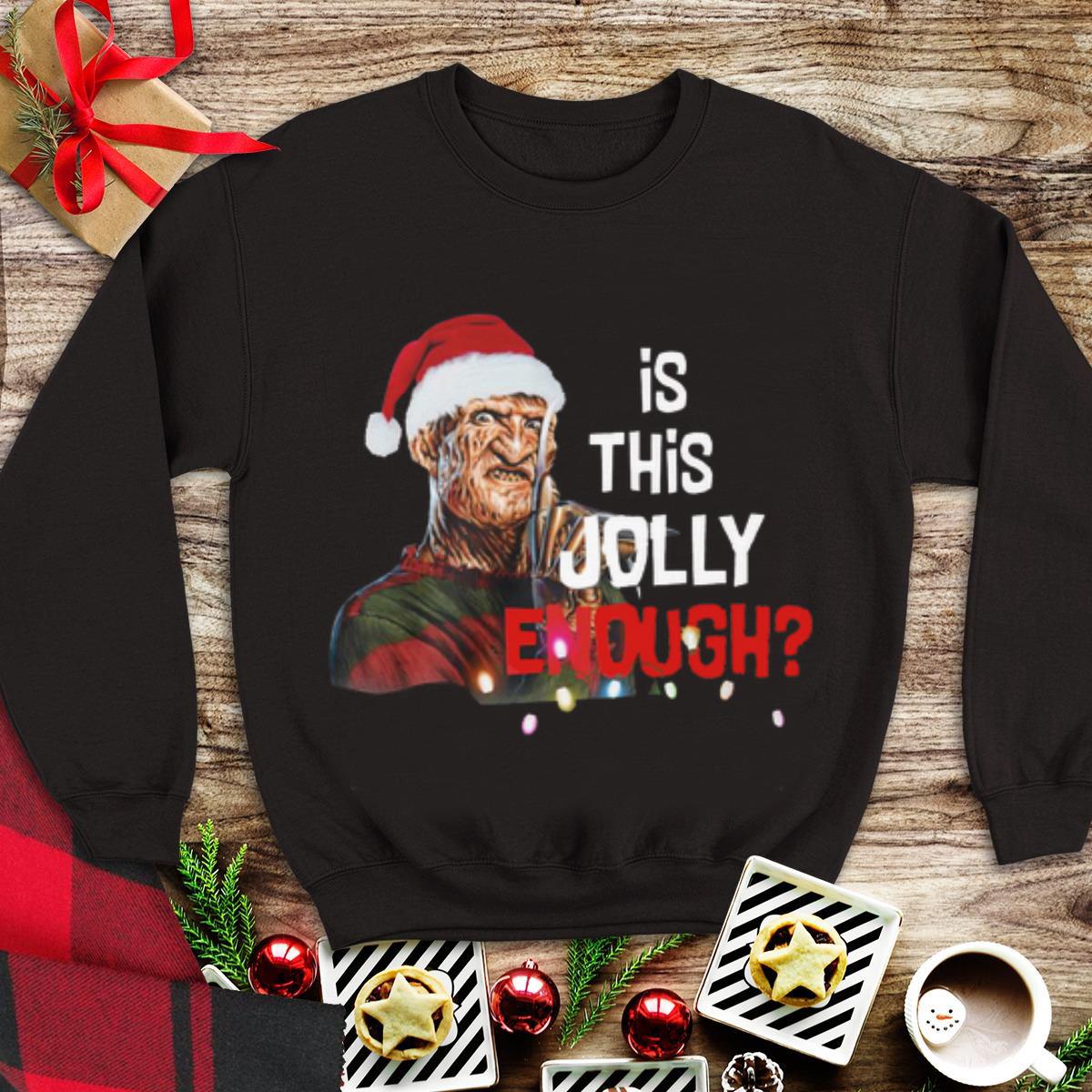 Awesome Is This Jolly Enough Santa Freddy Krueger shirt