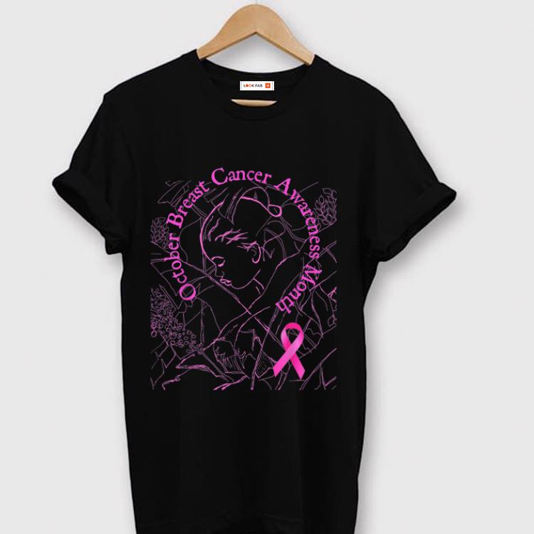 Awesome Pink Art October Breast Cancer Awareness Pink Ribbon shirt