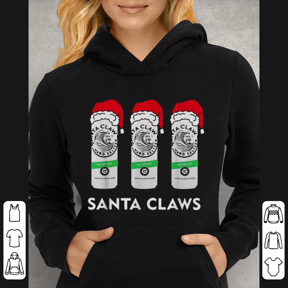 Awesome Santa Claws White Claw Hard Seltzer Christmas shirt