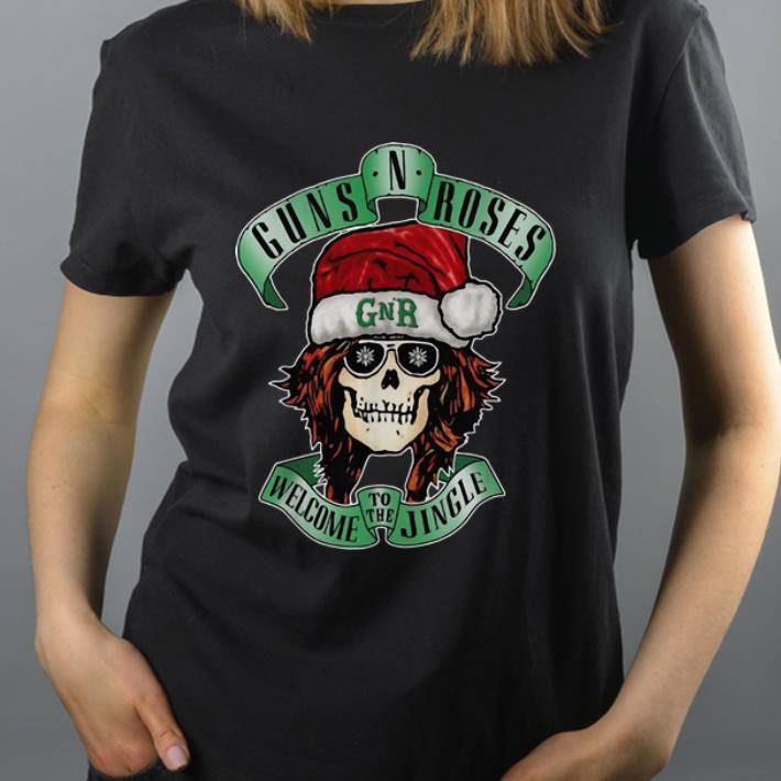 Awesome Skull Santa Guns N' Roses Gnr Welcome To The Jungle shirt