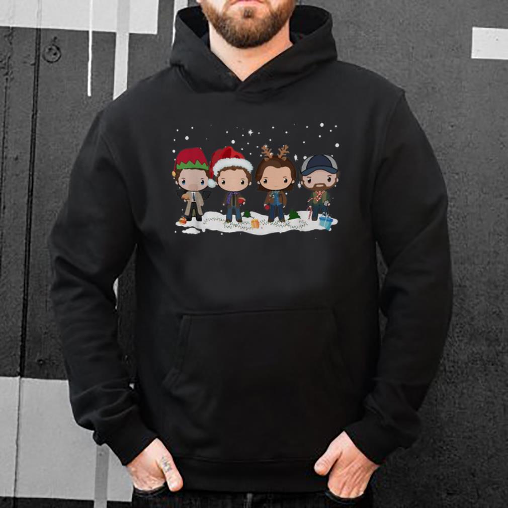 Awesome Supernatural Winchester Chibi Christmas shirt