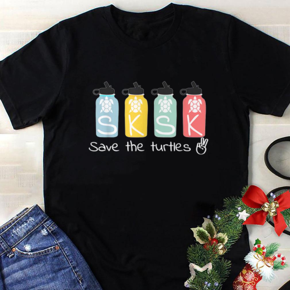 Awesome Water Bottle Sksksk Save The Turtles shirt