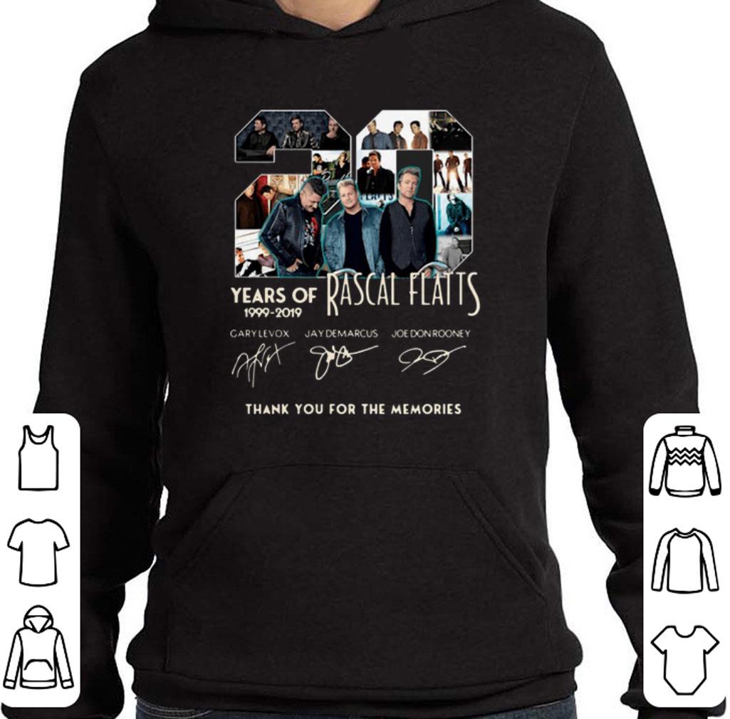 Funny 20 Years of Rascal Flatts 1999-2019 thank you for the memories shirt
