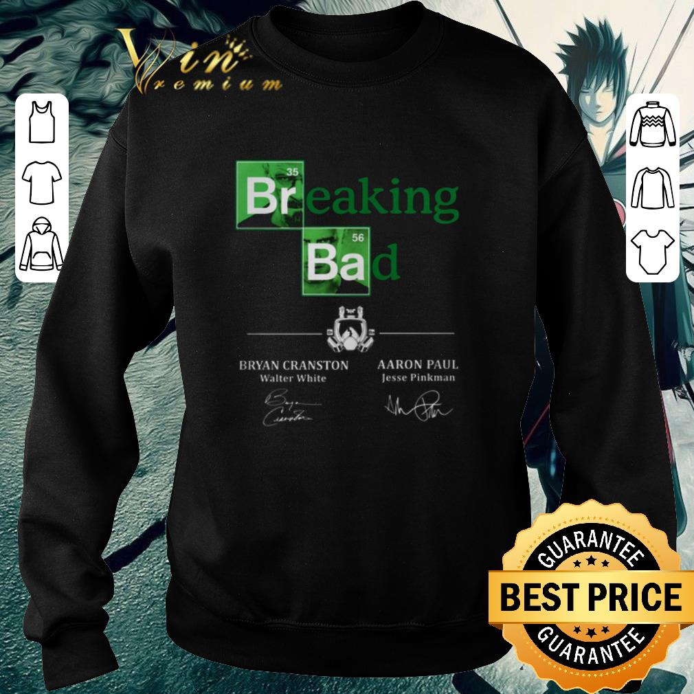 Funny Breaking Bad Bryan Cranston Aaron Paul Signatures shirt 5 Funny Breaking Bad Bryan Cranston Aaron Paul Signatures shirt