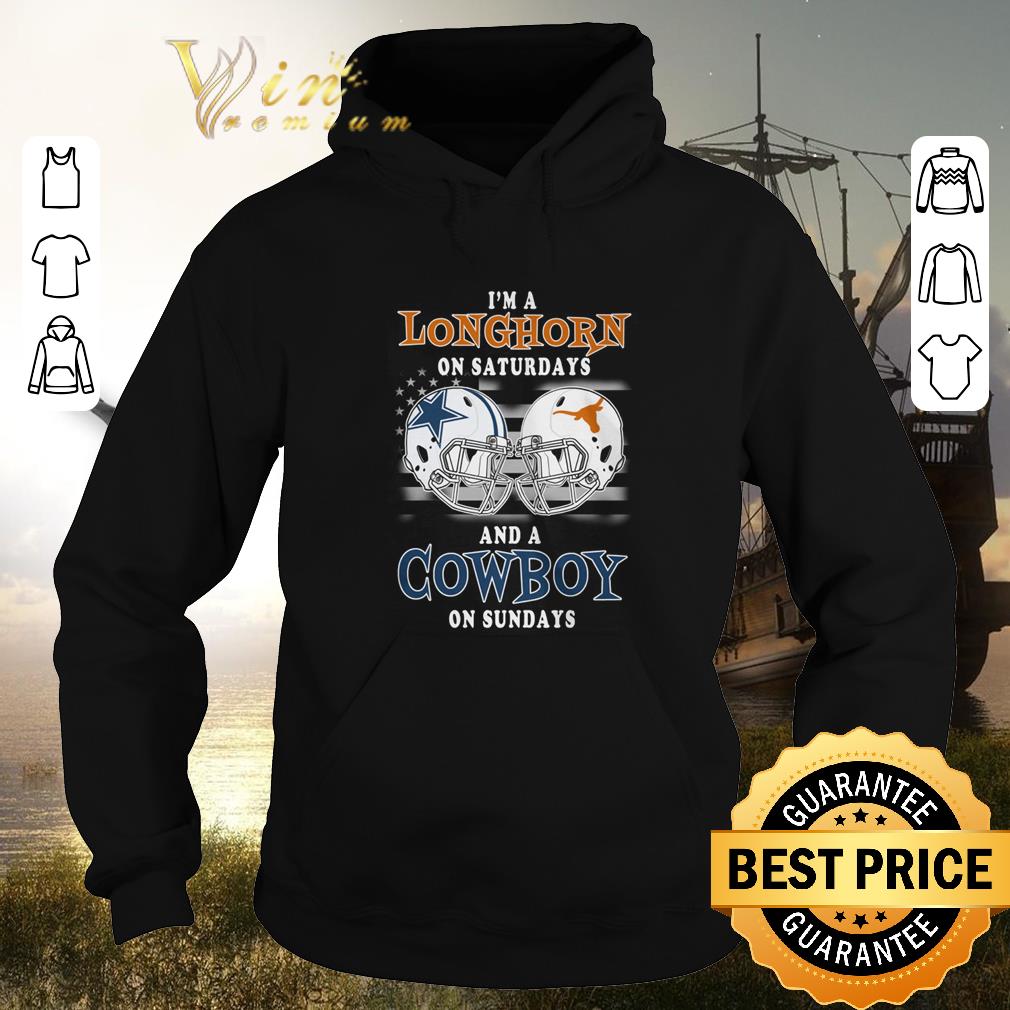 Funny I'm a Texas Longhorns on saturdays and a Dallas Cowboys on sundays shirt sweater 2019 5 Funny I'm a Texas Longhorns on saturdays and a Dallas Cowboys on sundays shirt sweater 2019