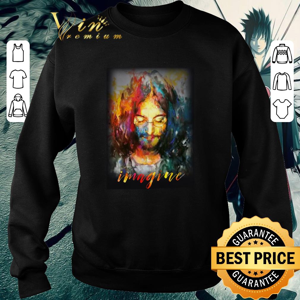 Funny Painting John Lennon imagine shirt