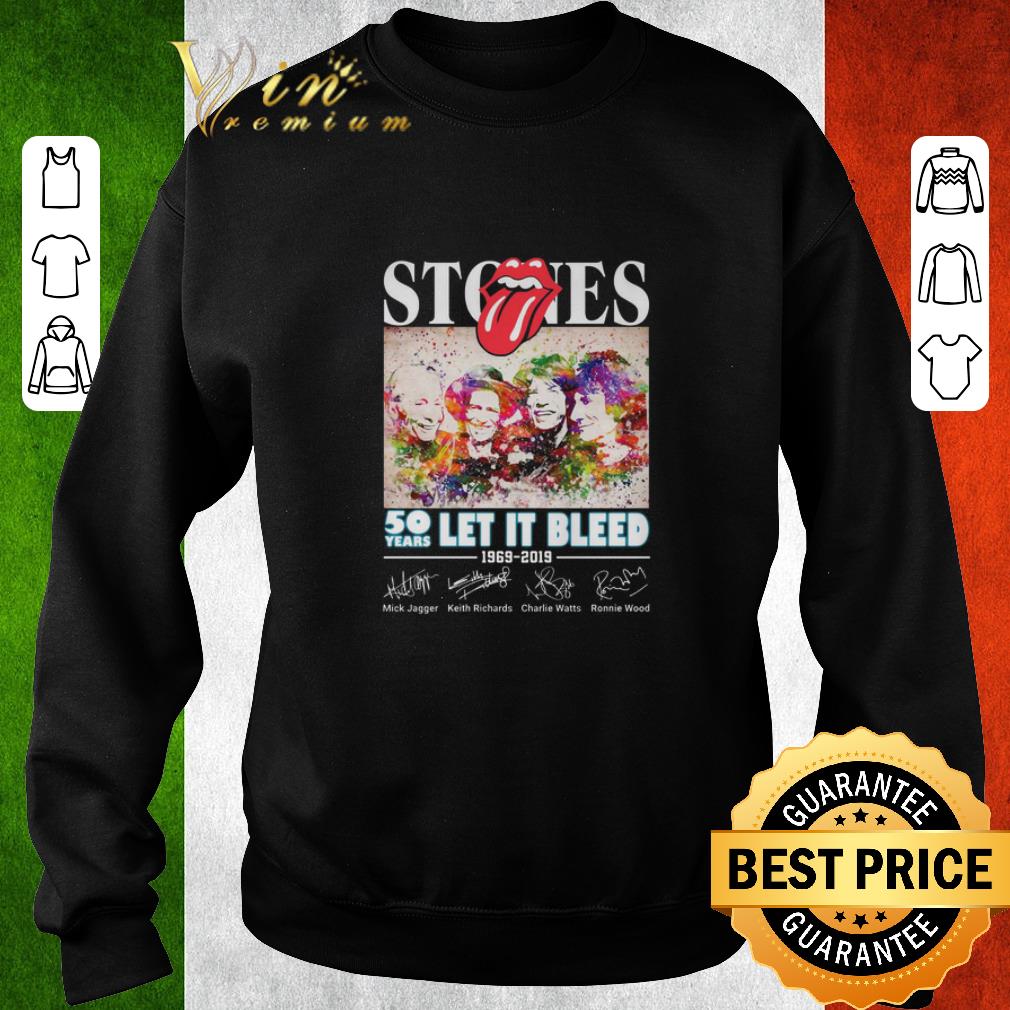 Funny The Rolling Stones 50 years Let It Bleed 1969-2019 shirt