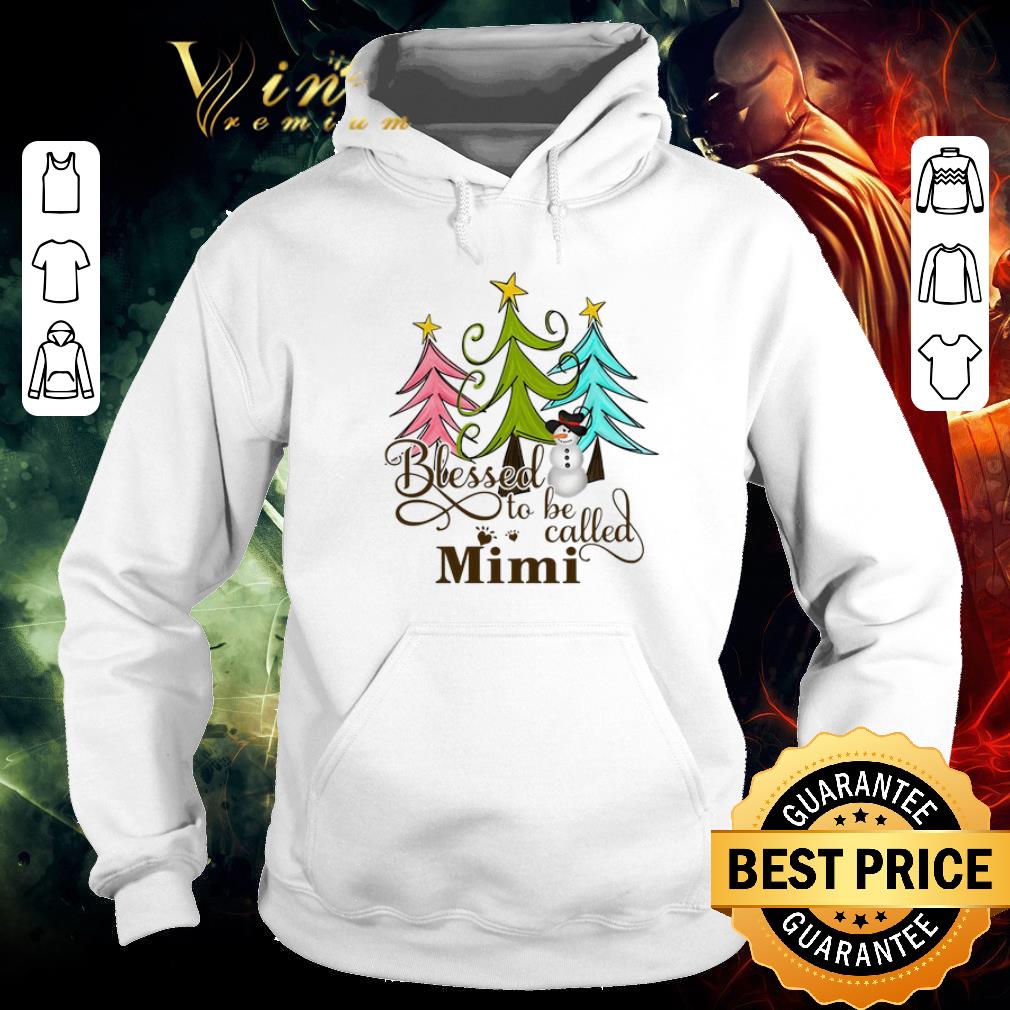 Hot Blessed to be called mimi Christmas shirt