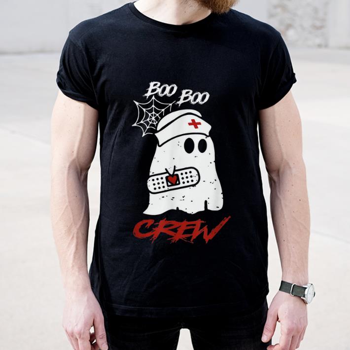 Hot Boo Boo Crew Nurse Ghost Halloween Costume Gift shirt