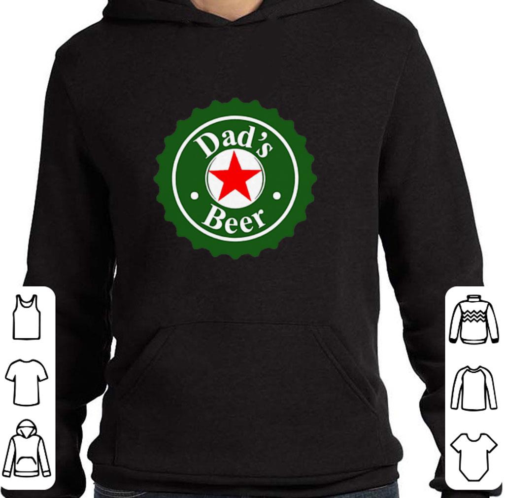 Hot Dad's Beer Heineken logo parody shirt