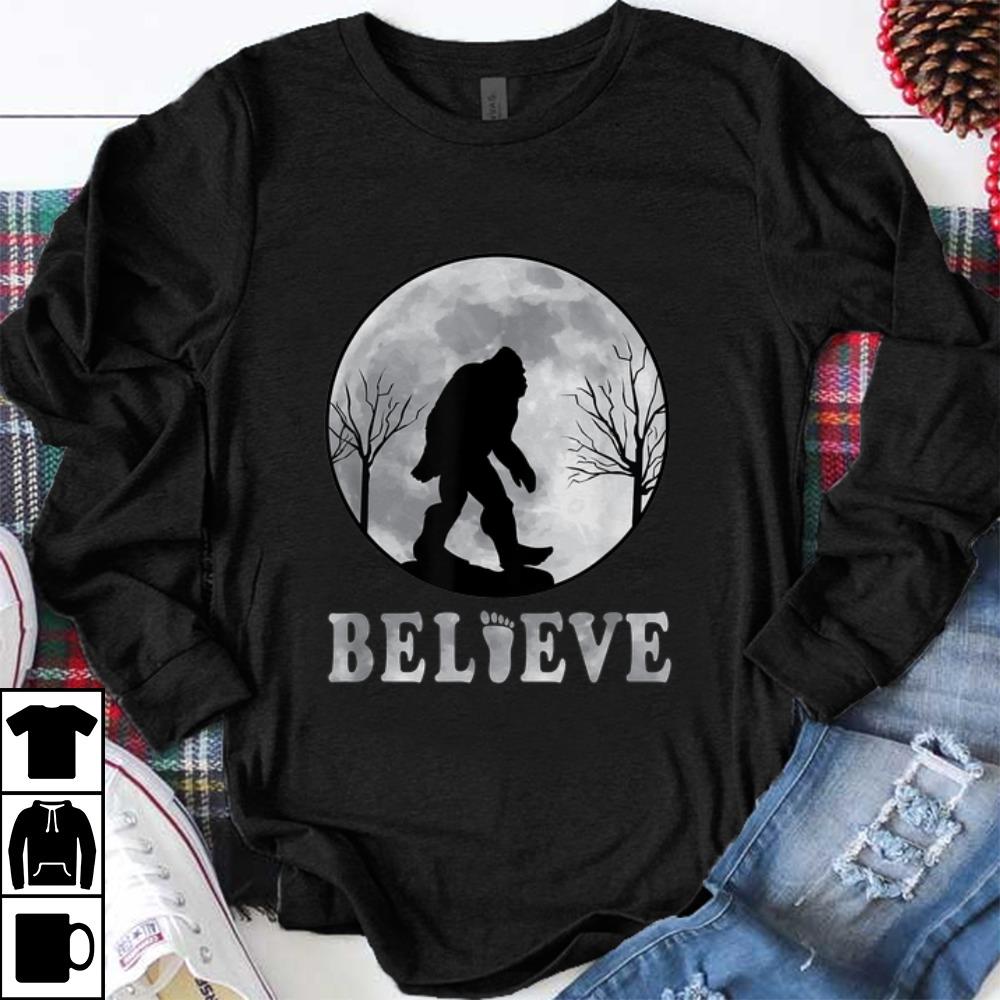 Hot I Believe in Bigfoot Gifts for Sasquatch Believers shirt
