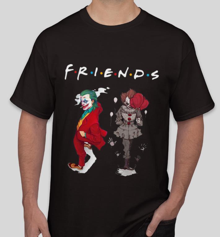Hot Joker And Pennywise Friends TV Show shirt