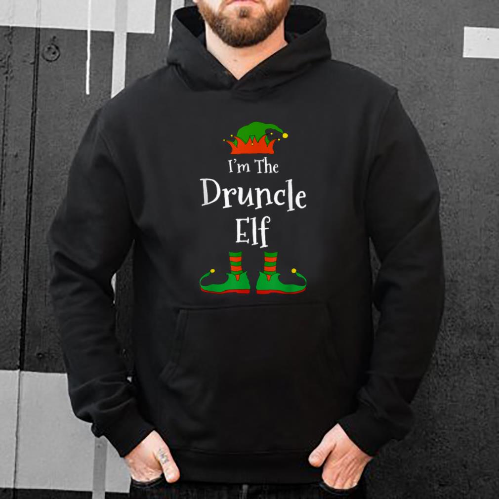 Hot Mens I'm The Druncle Elf Family Matching Funny Christmas Gift shirt