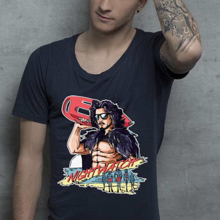 Hot Night Watch Surfing Game Of Thrones Jon Snow shirt