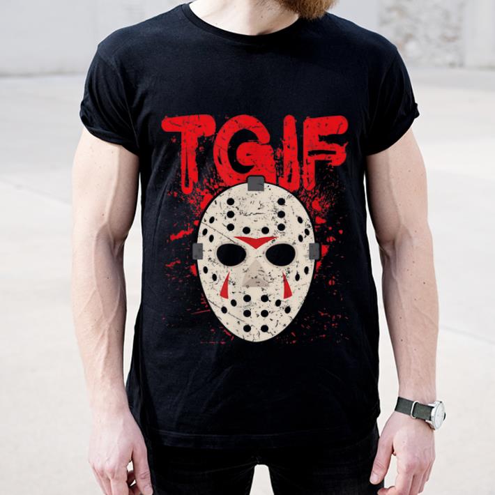 Hot TGIF Thank God It's Friday Halloween Scary Movie shirt
