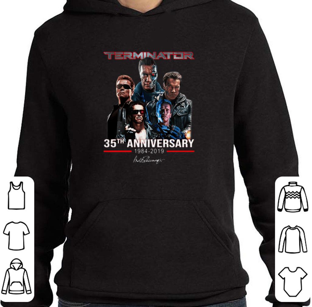 Hot Terminator 35th anniversary 1984-2019 signature shirt