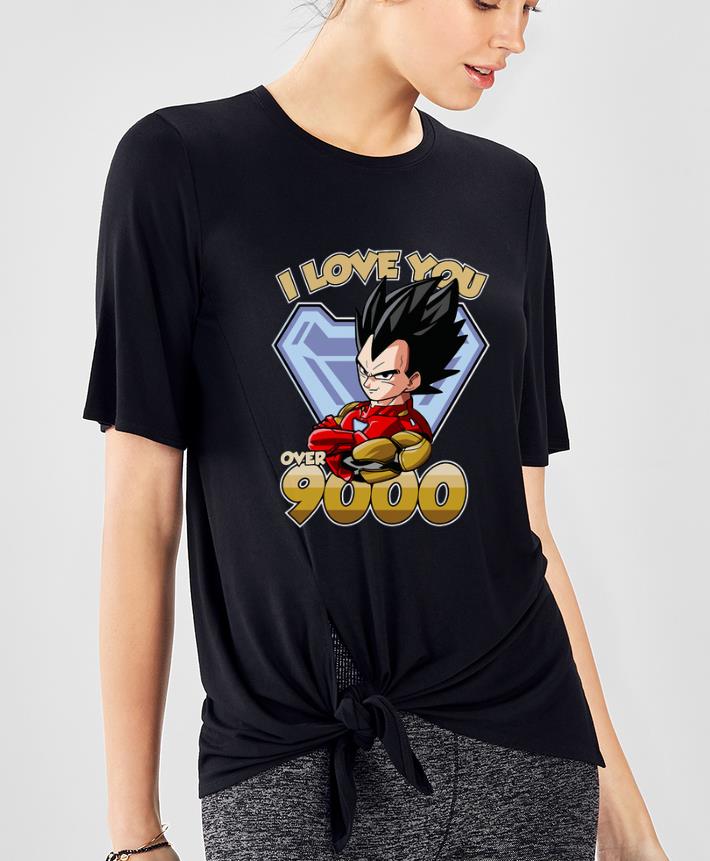 Nice I Love You Over 9000 Vegeta shirt