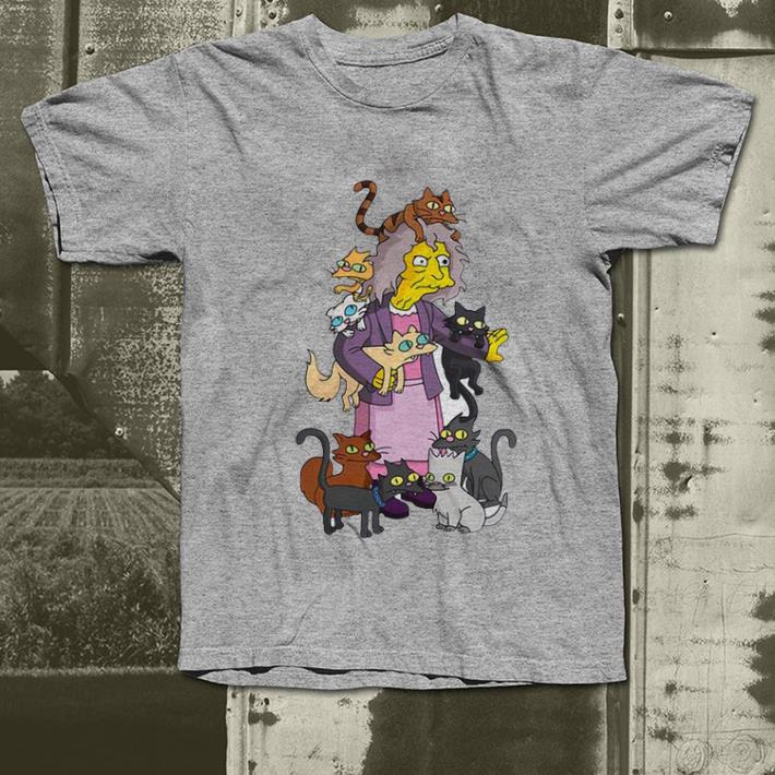 Nice The Simpsons Crazy Cats shirt