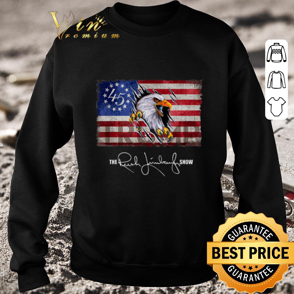 Nice Trump Eagle Betsy Ross Flag The Rush Limbaugh Show shirt
