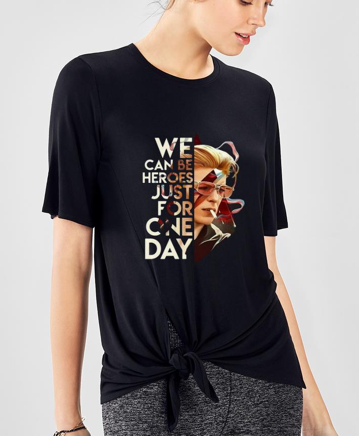 Official David Bowie We Can Be Heroes Just For One Day shirt