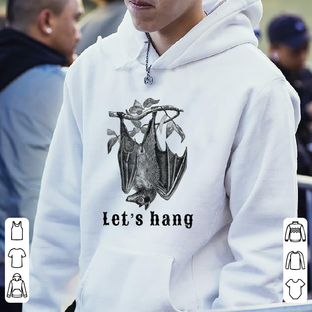 Official Halloween Bat Let's Hang by Scarebaby shirt