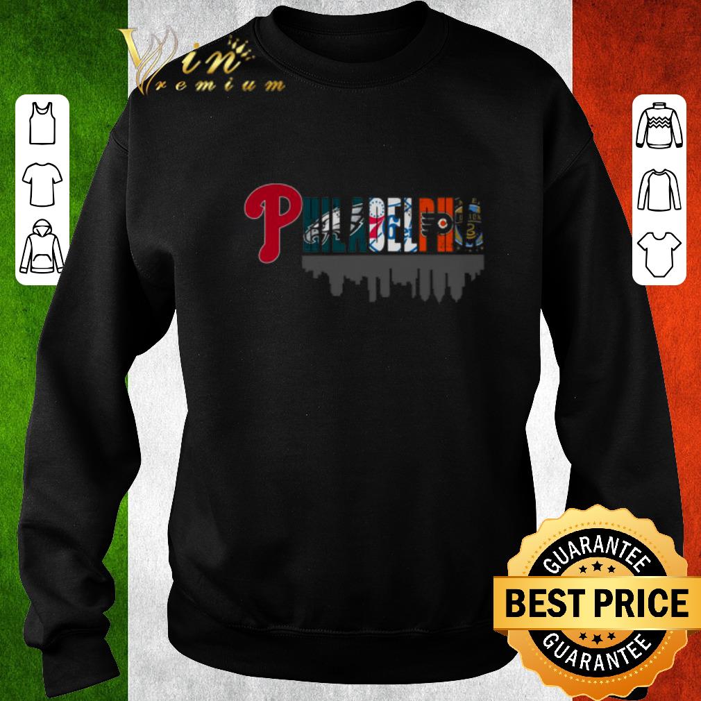 Official Philadelphia Sports Teams Phillies Eagles 76ers Flyers shirt