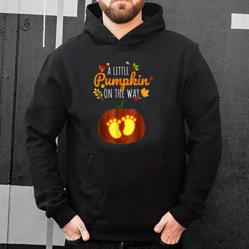 Official Pregnant Halloweens Funny Little Pumpkin Pregnancy Tee shirt