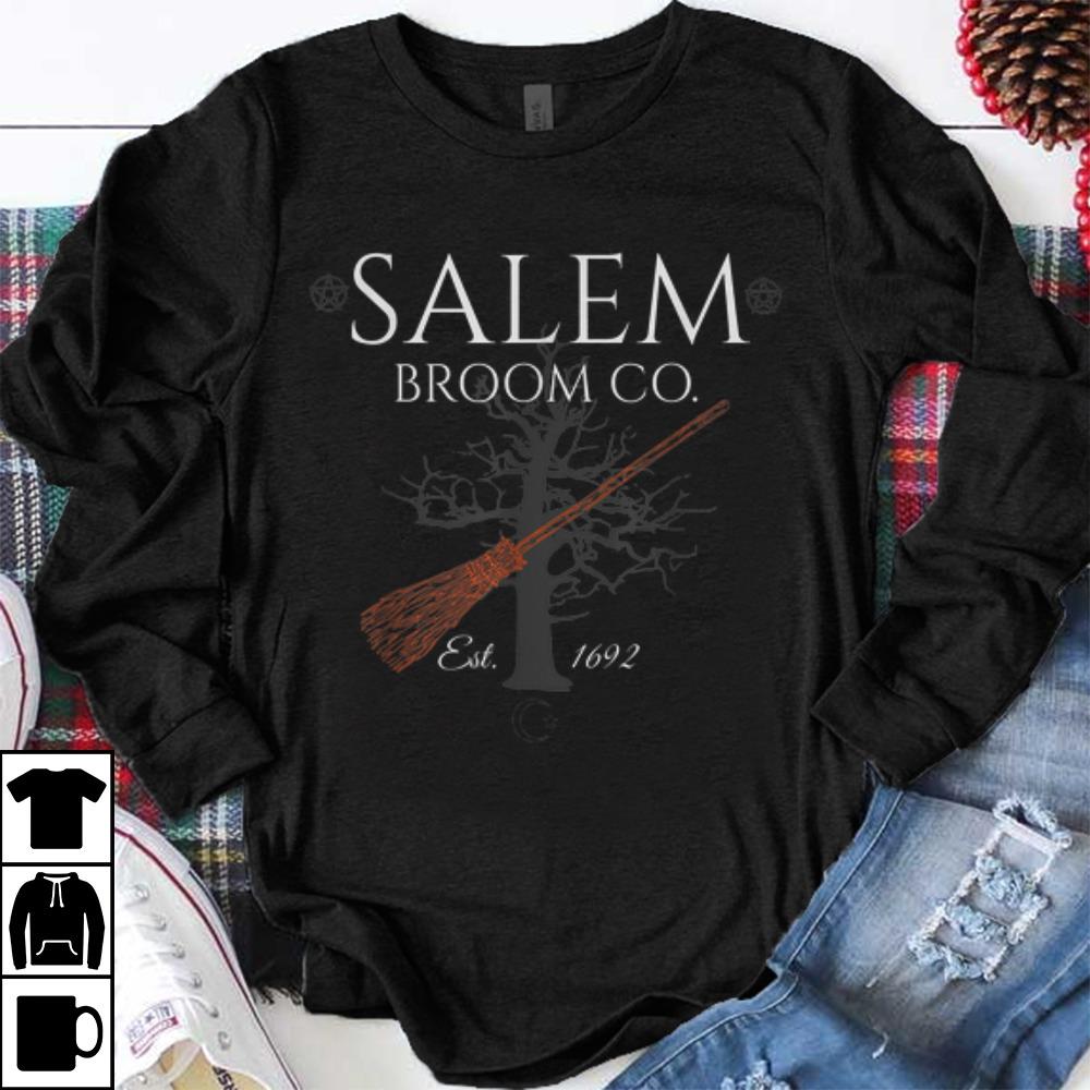 Official Salem Broom Company Halloween Witch Gifts Women shirt