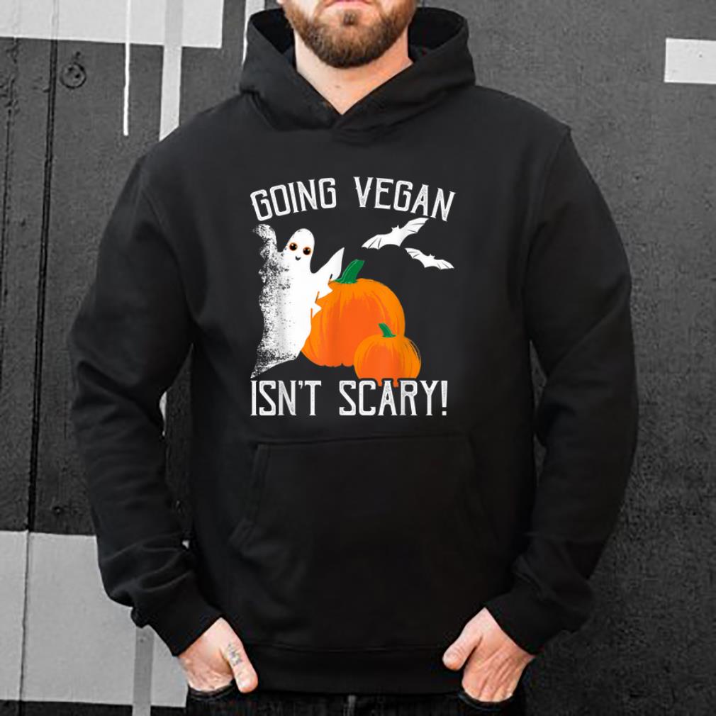 Official Vegan Halloween Going Vegan Isn't Scary Ghost shirt