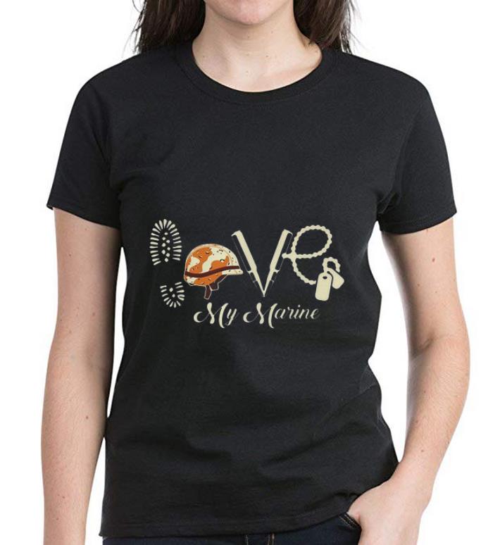 Official Veteran Love My Marine Veteran Day shirt