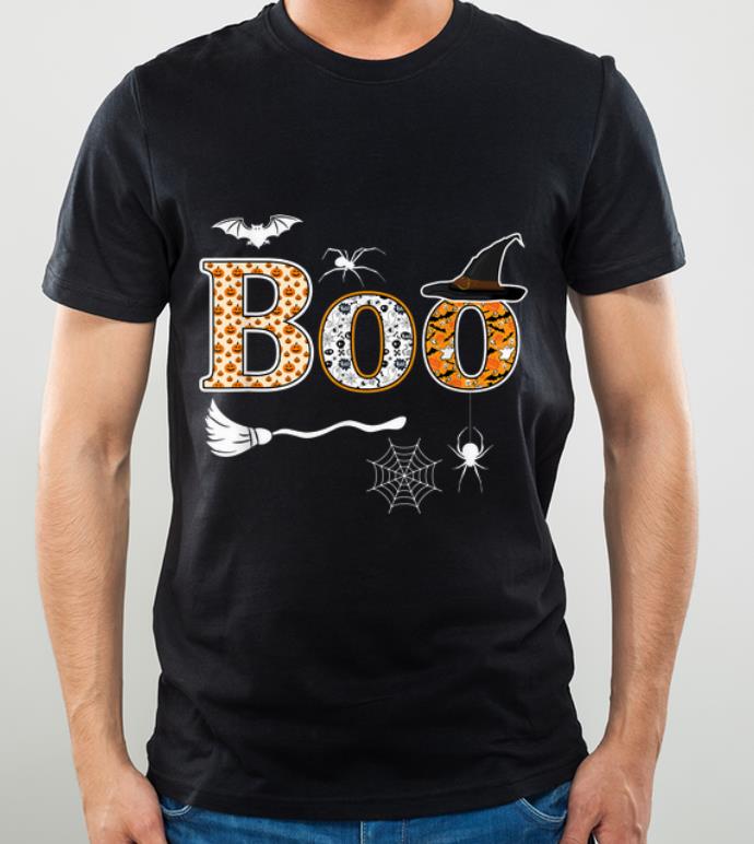 Original Boo Halloween Pumpkin boys shirt