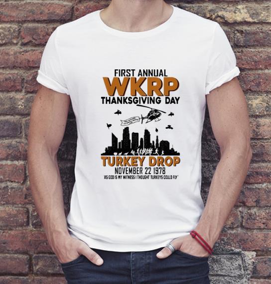Original First Annual WKRP Thanksgiving Day Turkey Drop shirt