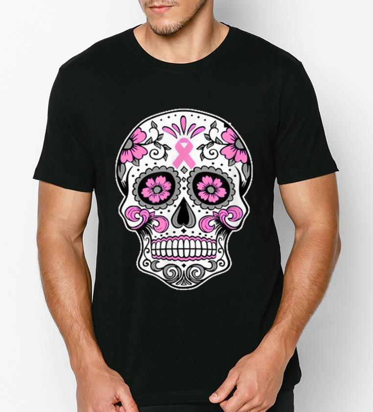 Original Halloween The Breast Cancer Awareness Sugar Skull shirt