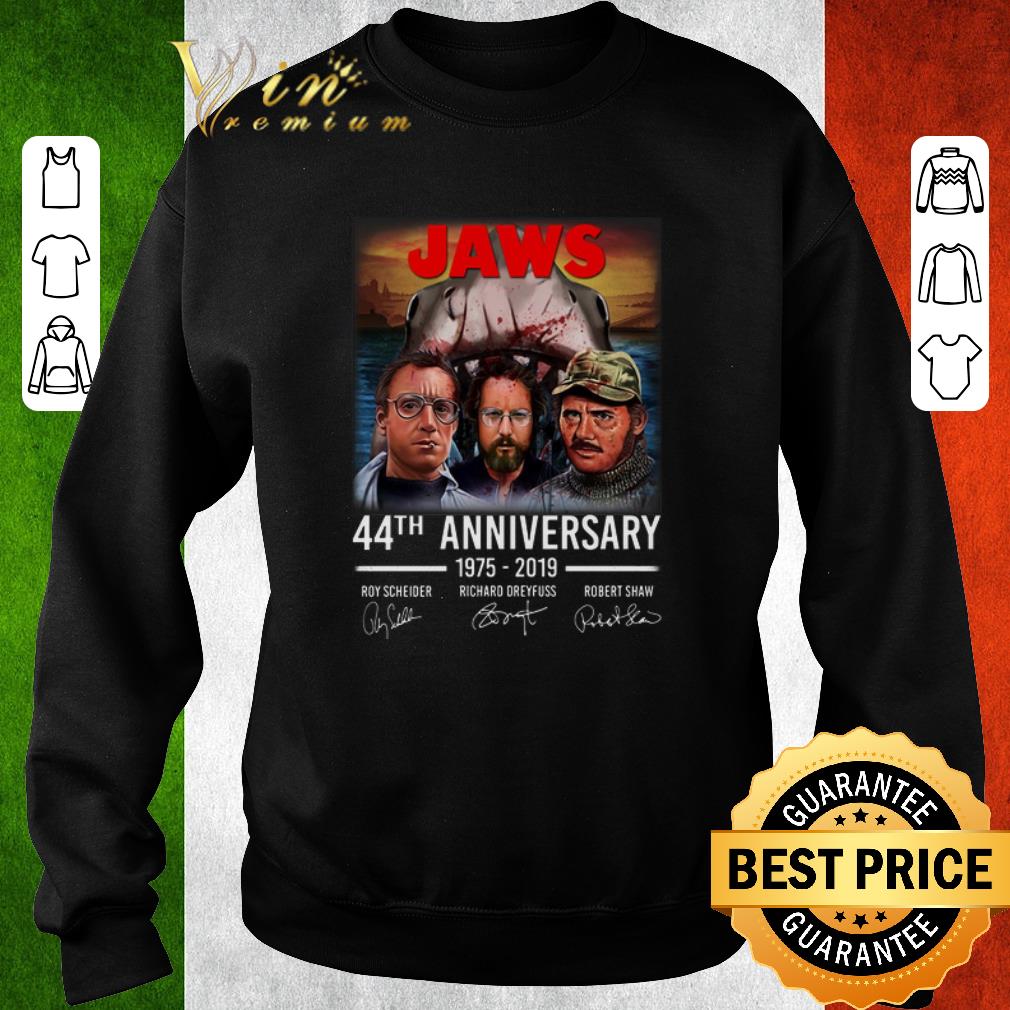 Original Jaws 44th anniversary 1975-2019 signatures shirt